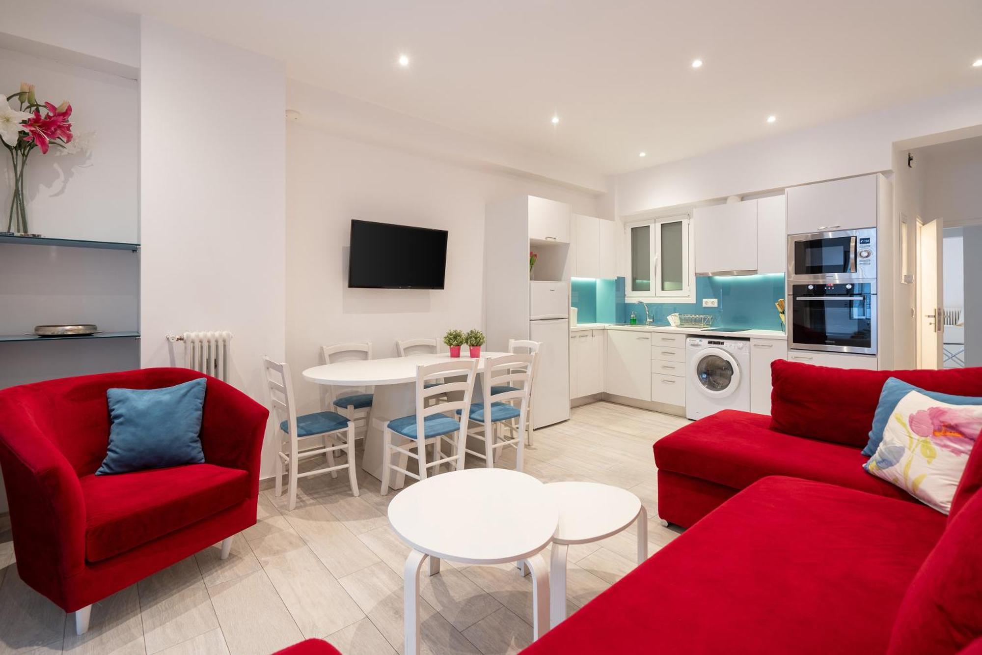 Vibrant & Cozy Apt In Афины Экстерьер фото