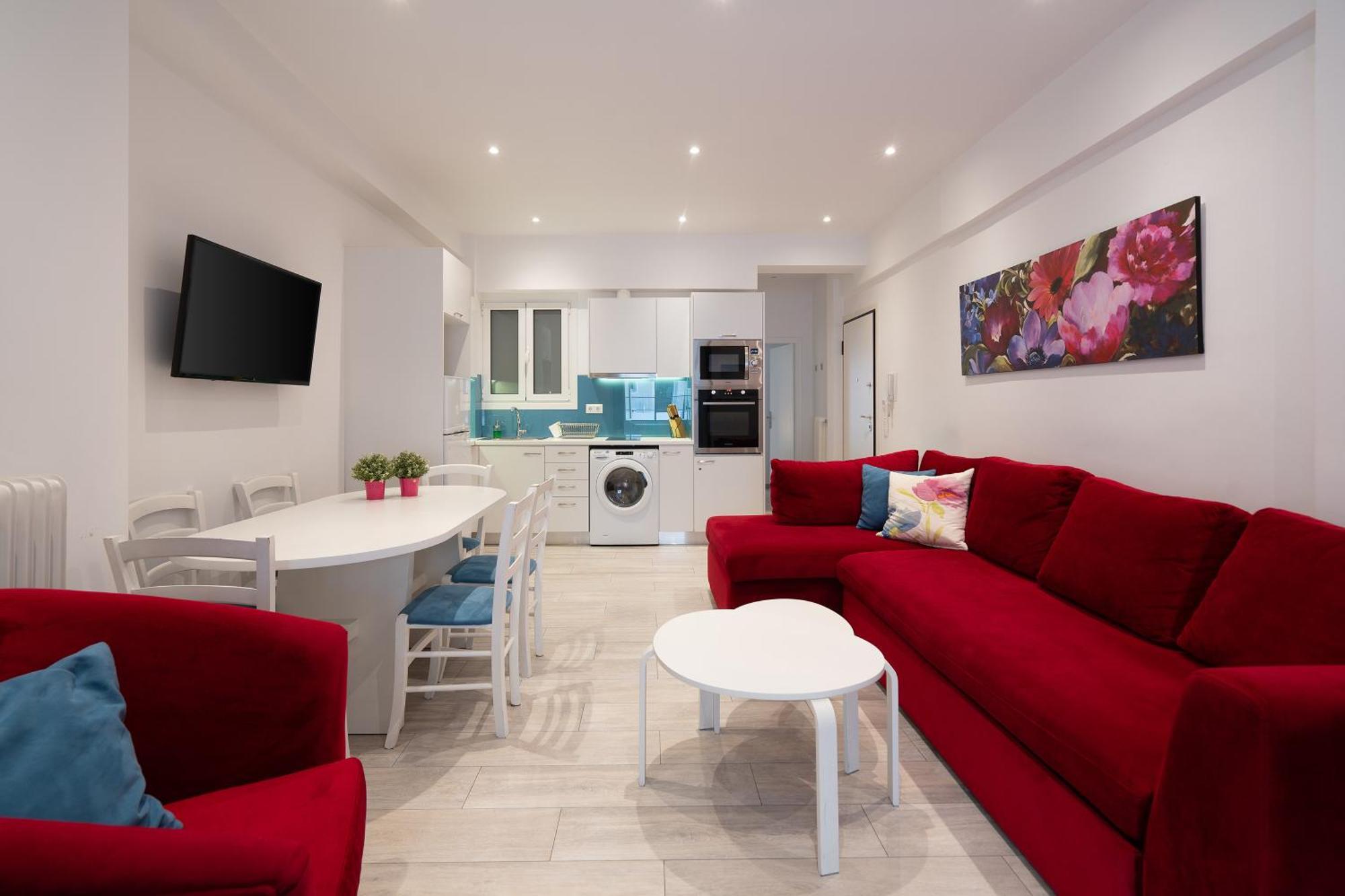 Vibrant & Cozy Apt In Афины Экстерьер фото